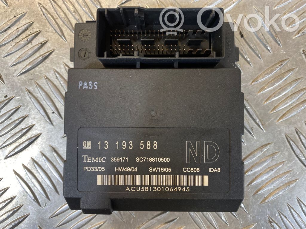 Opel Vectra C Module confort 