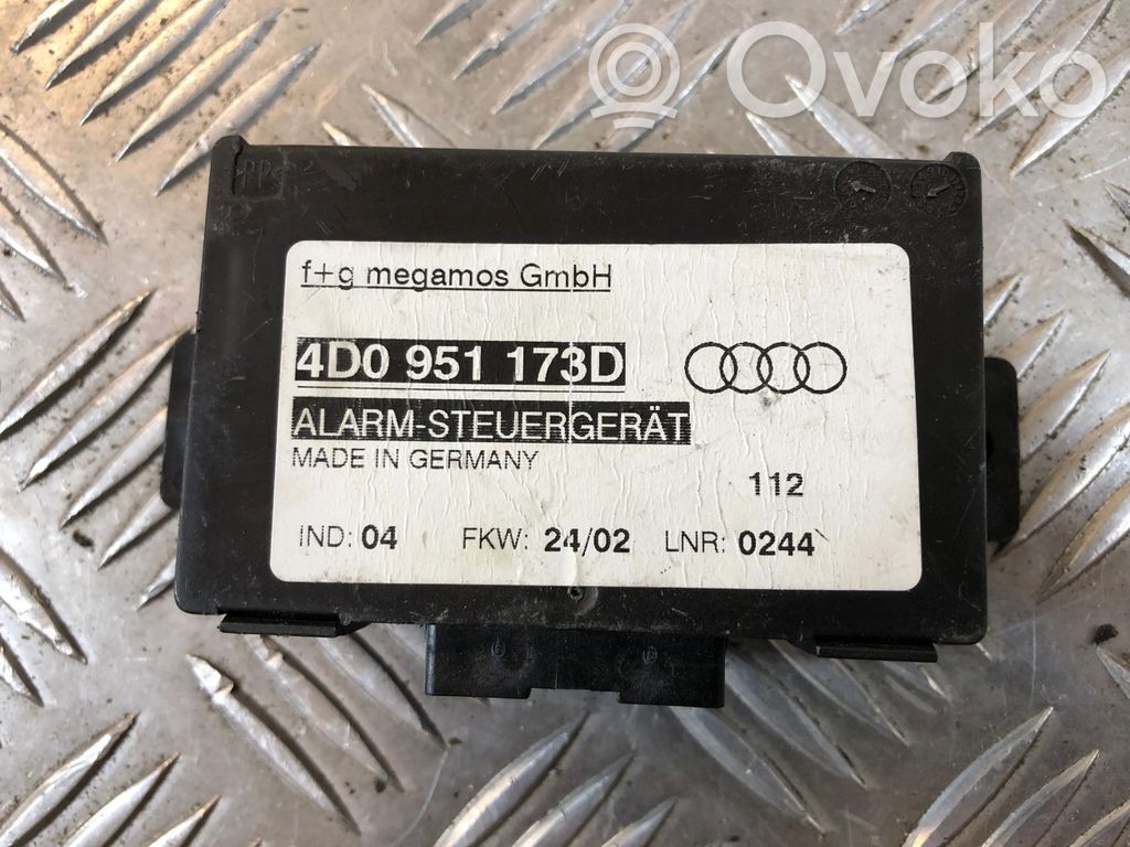Unidad de control/módulo de alarma   4D0951173D