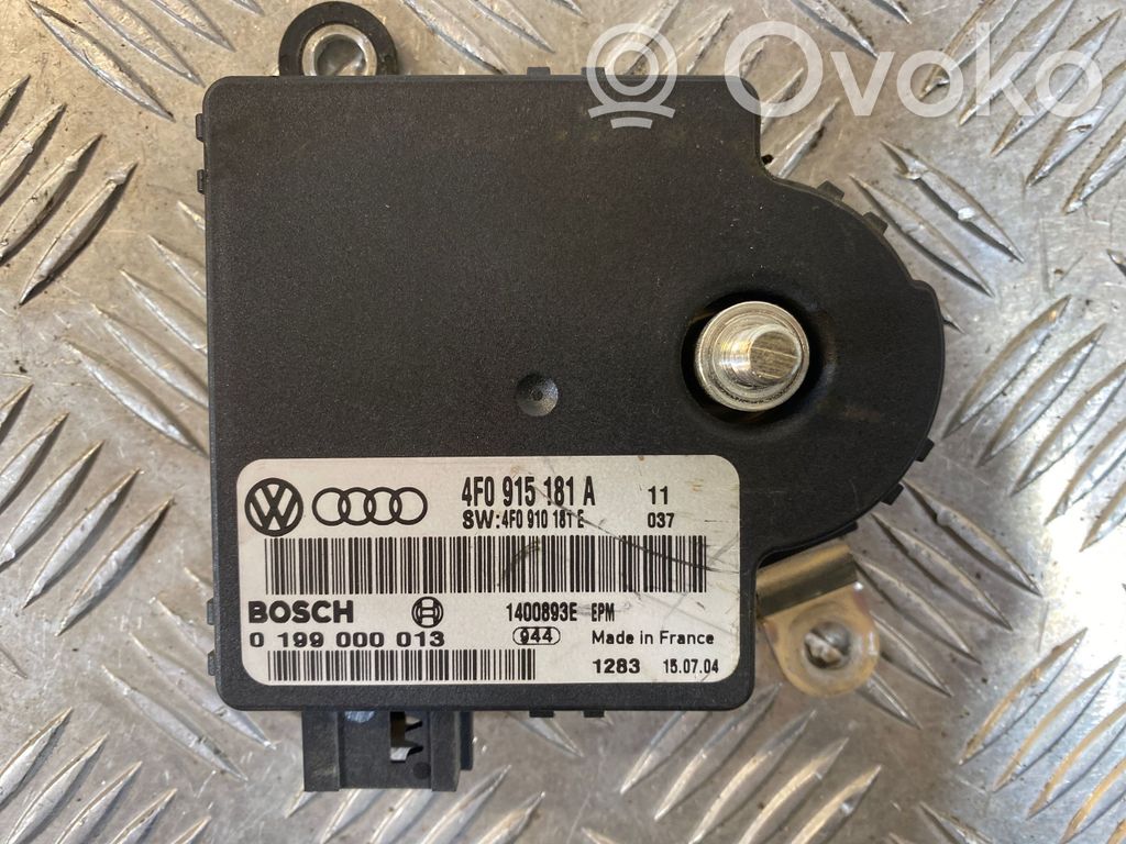 Audi A6 S6 C6 4F Tehonhallinnan ohjainlaite 