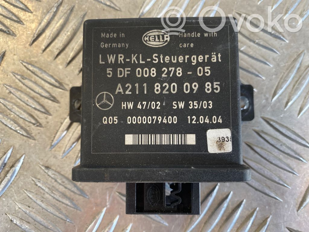 Mercedes-Benz E W211 Lichtmodul Lichtsensor 