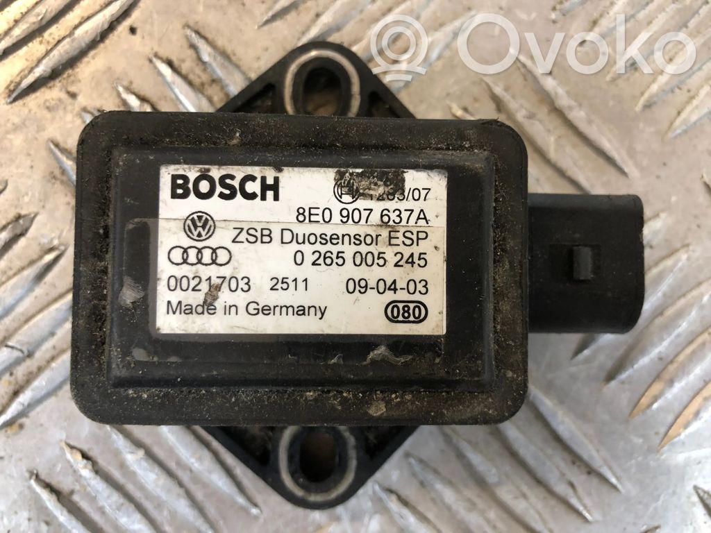 Audi A4 S4 B6 8E 8H Senzor de accelerație ESP 