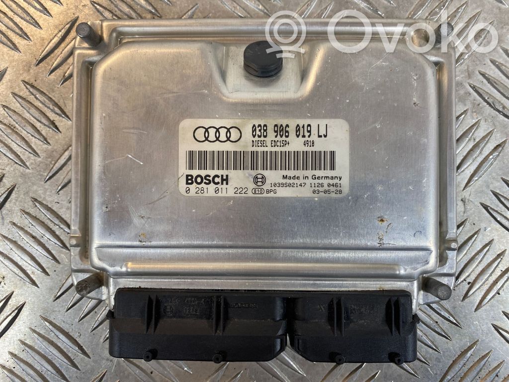 Audi A4 S4 B6 8E 8H Unidad de control/módulo del motor 