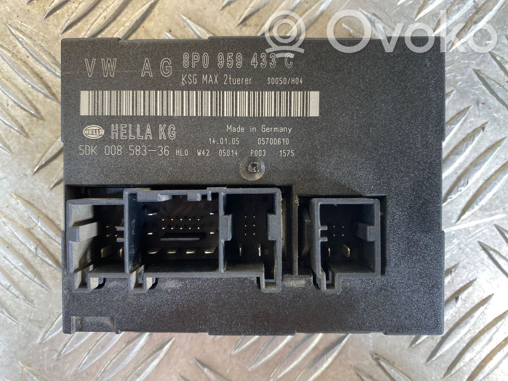 Audi A3 S3 8P Módulo de confort/conveniencia 