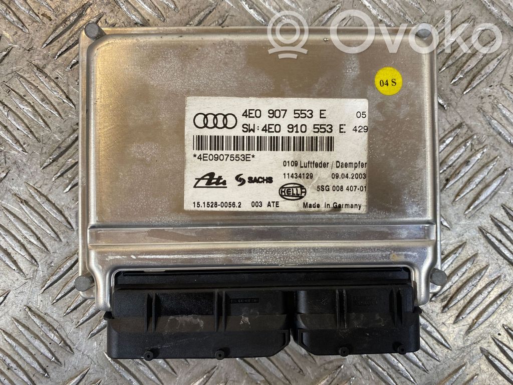Module de commande suspension   4E0907553E,4E0910553E