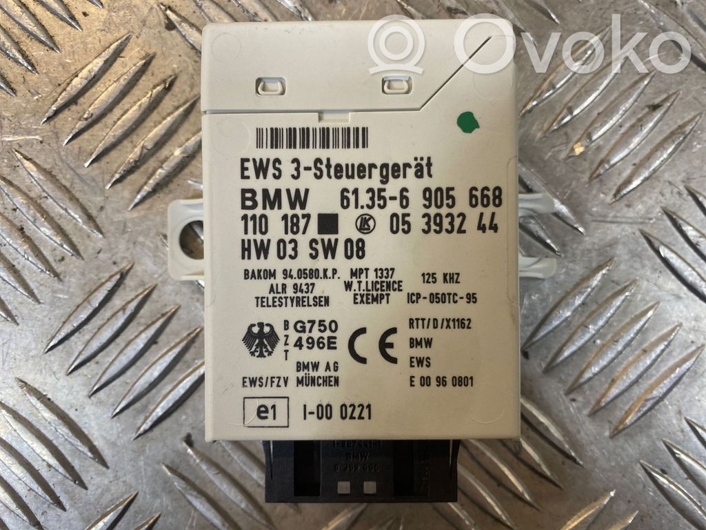 BMW 5 E39 Unidad de control/módulo inmovilizadora 