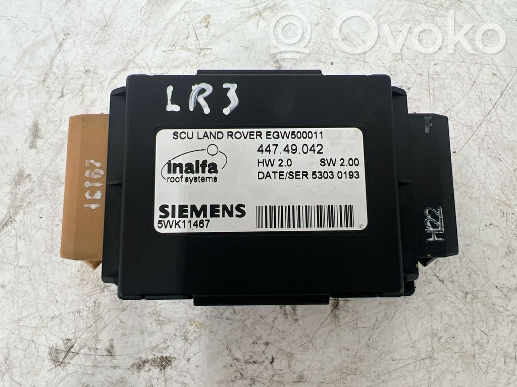 Land Rover Discovery 3 - LR3 Altre centraline/moduli 