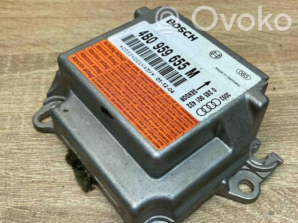 Audi A6 S6 C5 4B Centralina/modulo airbag