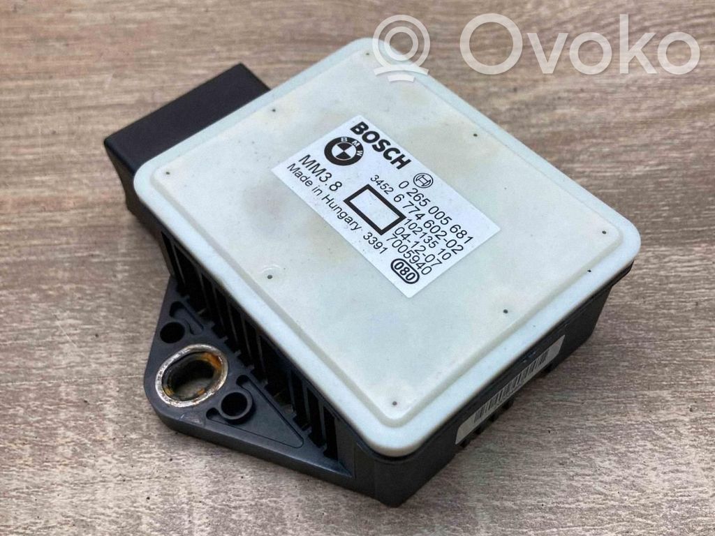BMW 5 E60 E61 ESP acceleration yaw rate sensor 
