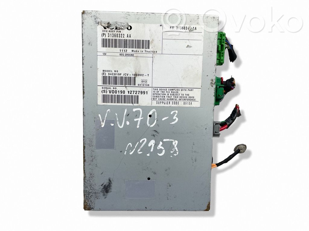Volvo V70 Amplificatore