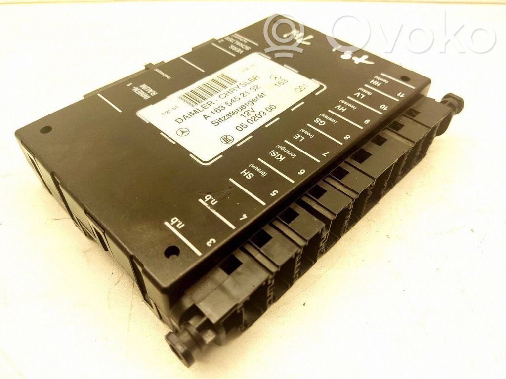 Mercedes-Benz ML W163 Modul comandă scaune 