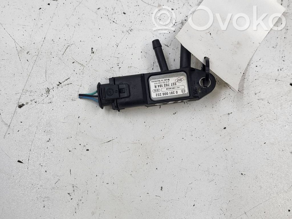 Nissan Qashqai Capteur de pression des gaz d'échappement