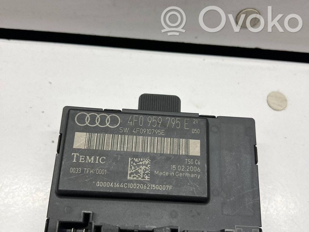Audi A6 S6 C6 4F Unitate/modul comandă uși