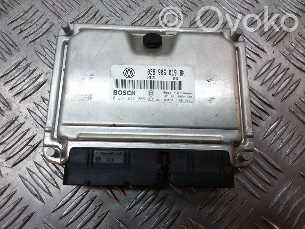 Volkswagen PASSAT B5 Centralina/modulo del motore