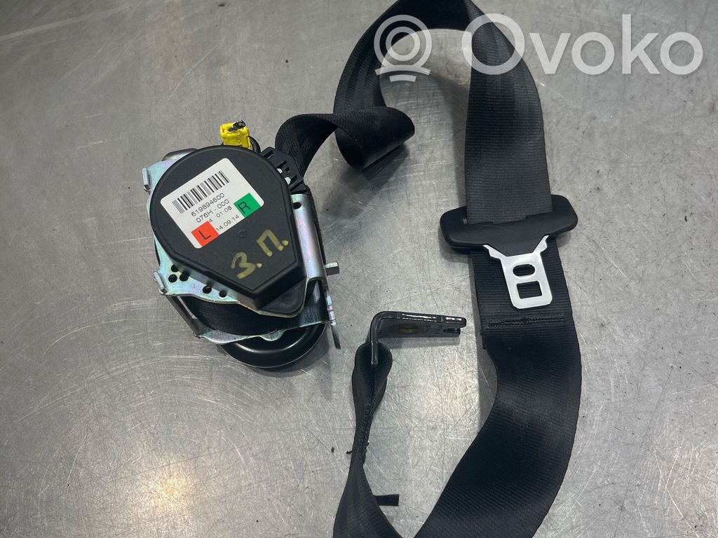 Volvo V40 Sicherheitsgurt hinten
