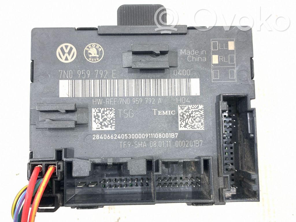 Skoda Yeti (5L) Oven ohjainlaite/moduuli 