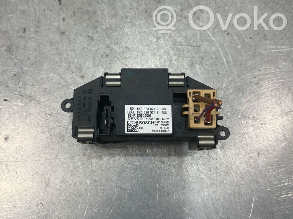 Audi A4 S4 B8 8K Motor aerotermă/rezistor ventilator