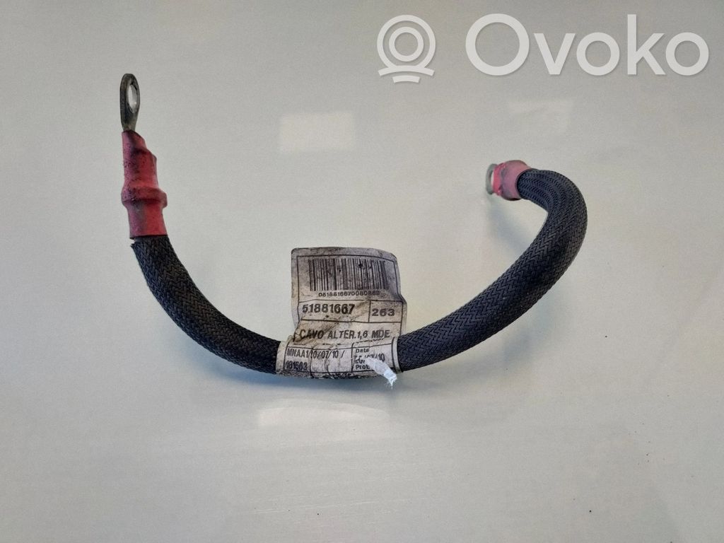 Fiat Doblo Câble de batterie positif 