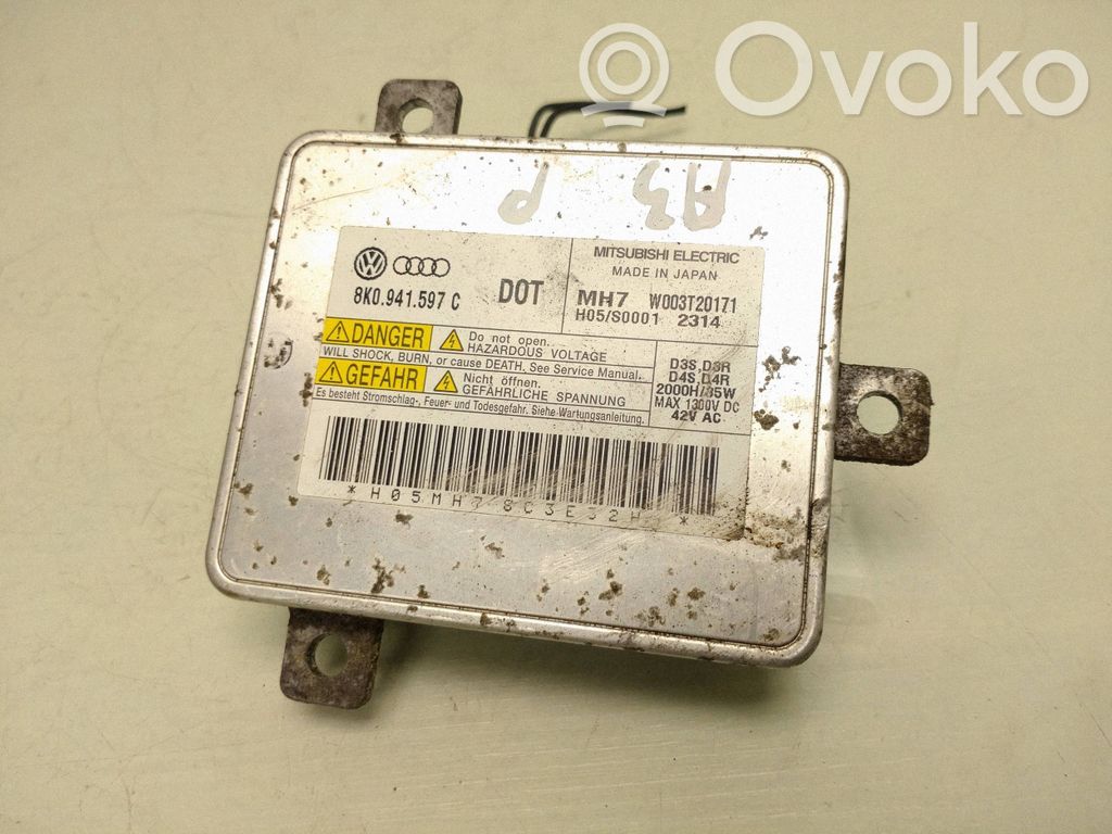 Audi A3 S3 8P Module de ballast de phare Xenon