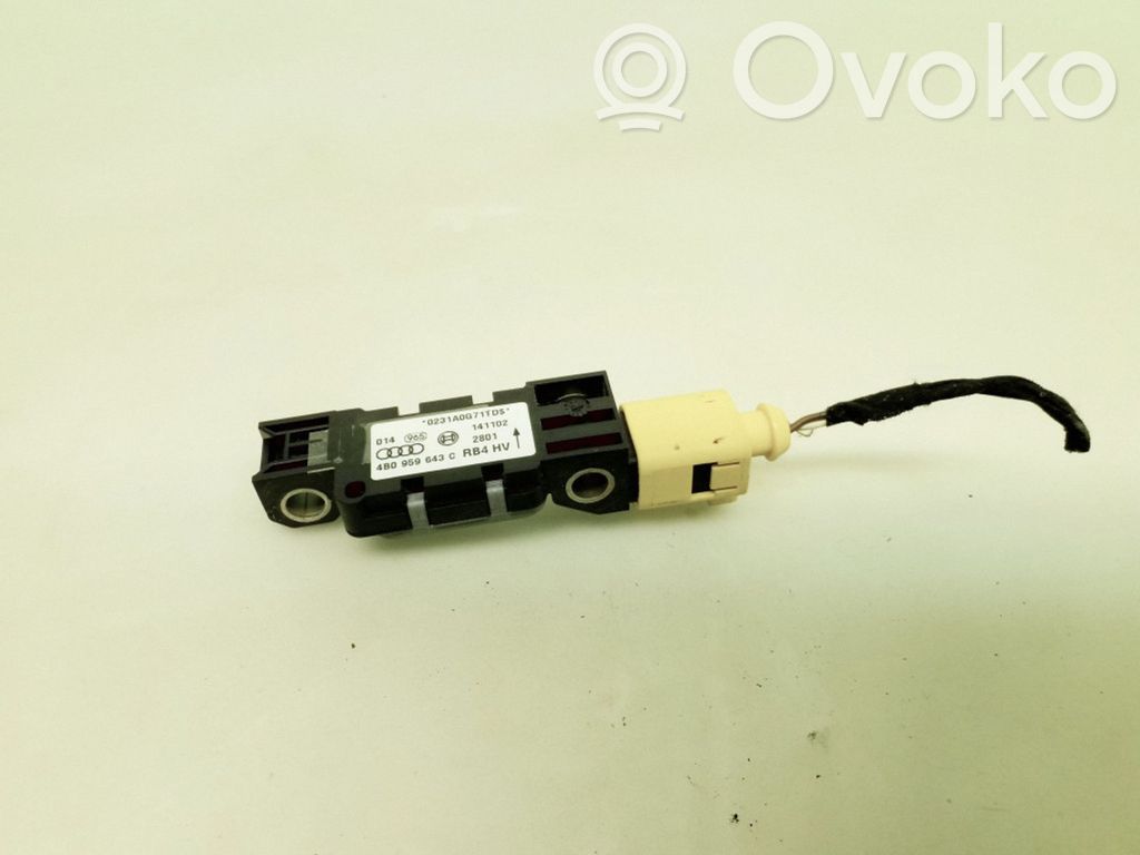 Audi A6 S6 C5 4B Airbagsensor Crashsensor Drucksensor 