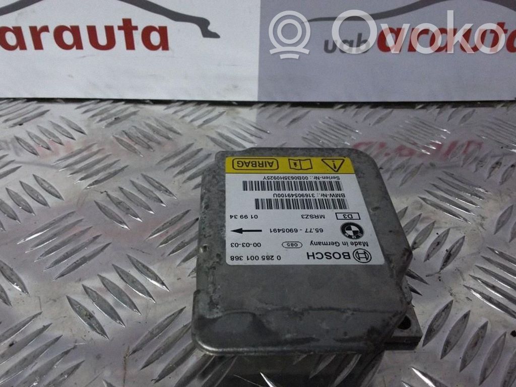 BMW 3 E46 Turvatyynyn ohjainlaite/moduuli