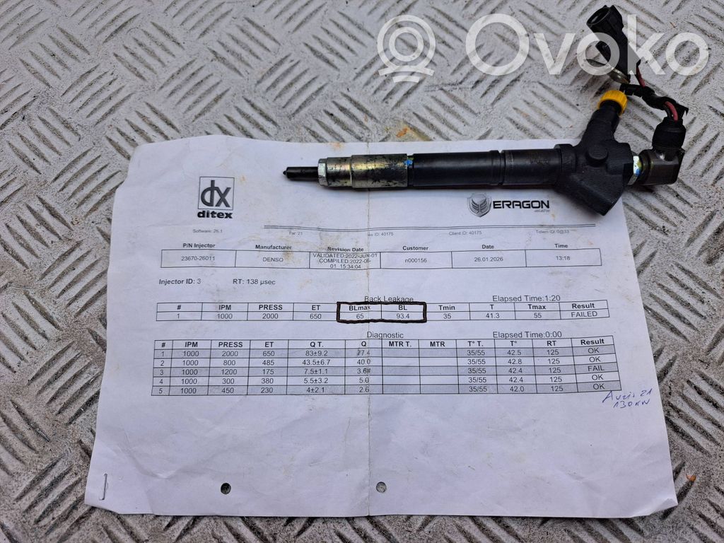 Toyota Auris 150 Injector combustibil 