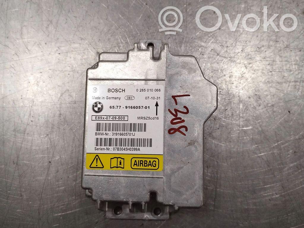 BMW 1 E81 E87 Gaisa spilvenu vadības bloks 