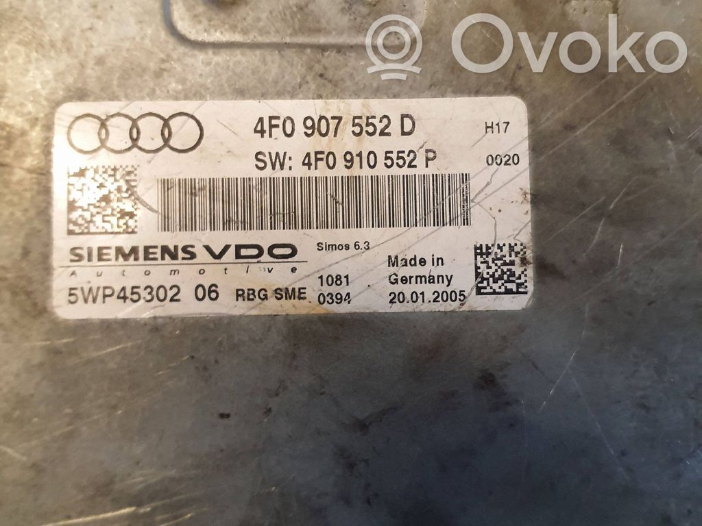 Audi A6 S6 C6 4F Engine control unit/module 