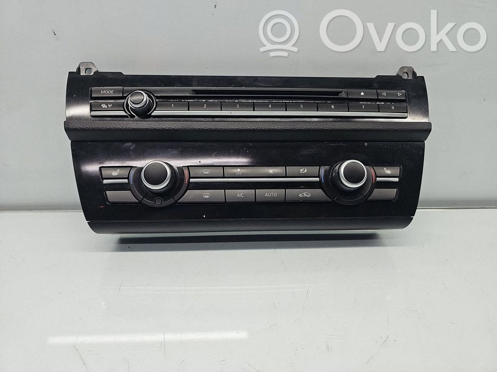 BMW 5 F10 F11 Gaisa kondicioniera / klimata kontroles / salona apsildes vadības bloks (salonā)