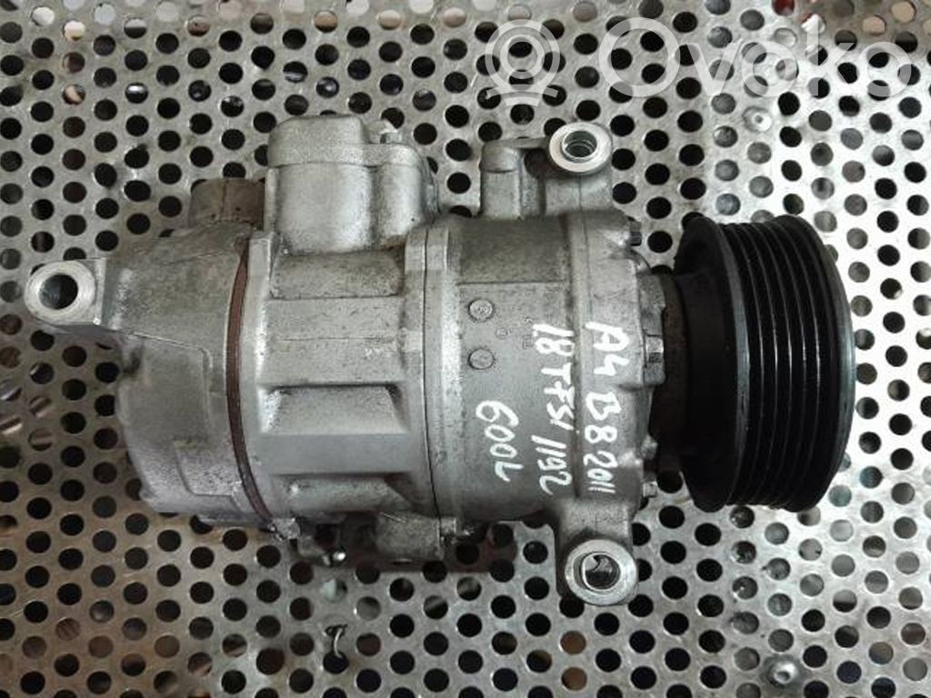 Audi A4 S4 B8 8K Kompresor / Sprężarka klimatyzacji A/C 