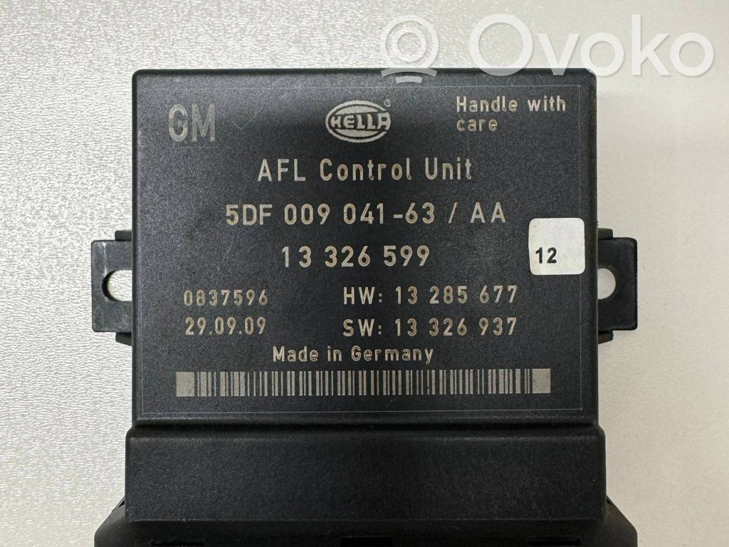 Module d'éclairage LCM   13326937,13326599,13285677,5DF009041633