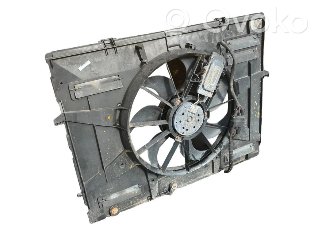 Volkswagen Touareg I Electric radiator cooling fan 