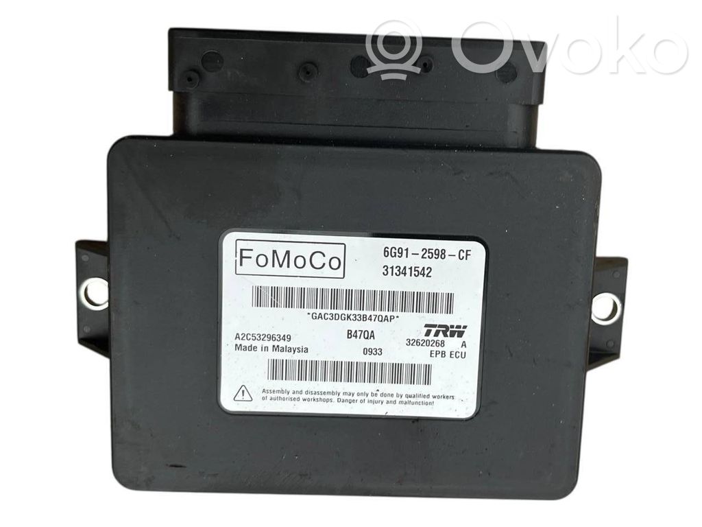 Volvo V60 Module de commande de frein à main 