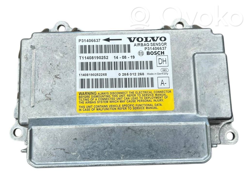 Volvo V60 Airbag control unit/module 