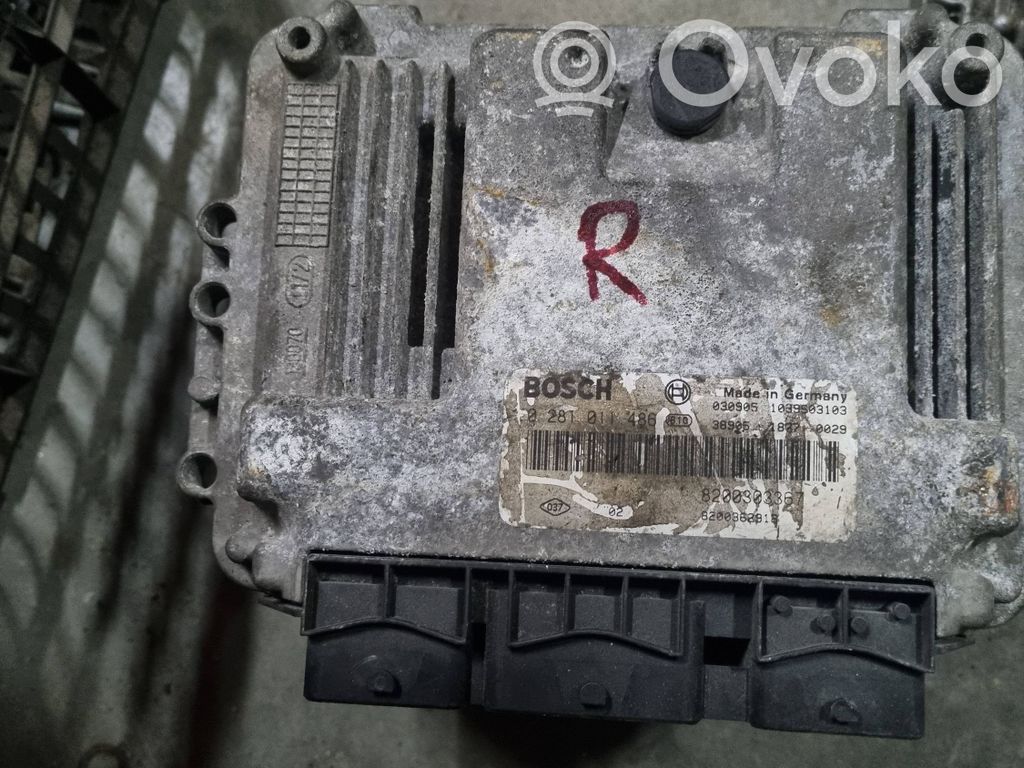 Renault Master II Engine ECU kit and lock set 