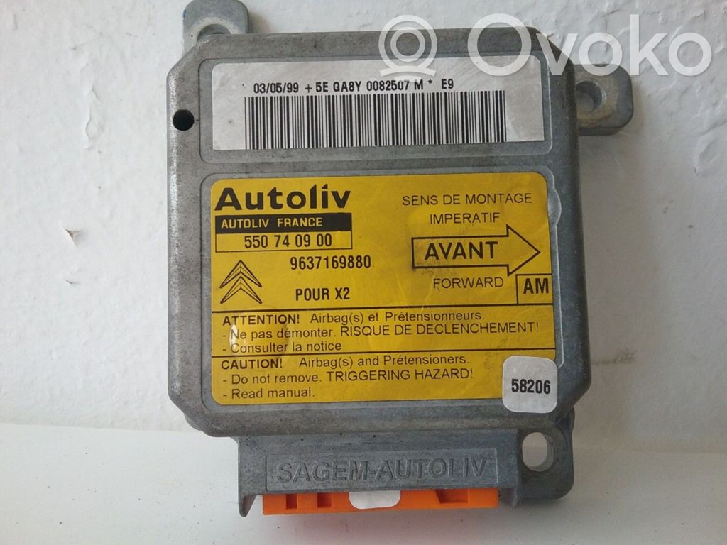Citroen Xantia Airbag control unit/module 