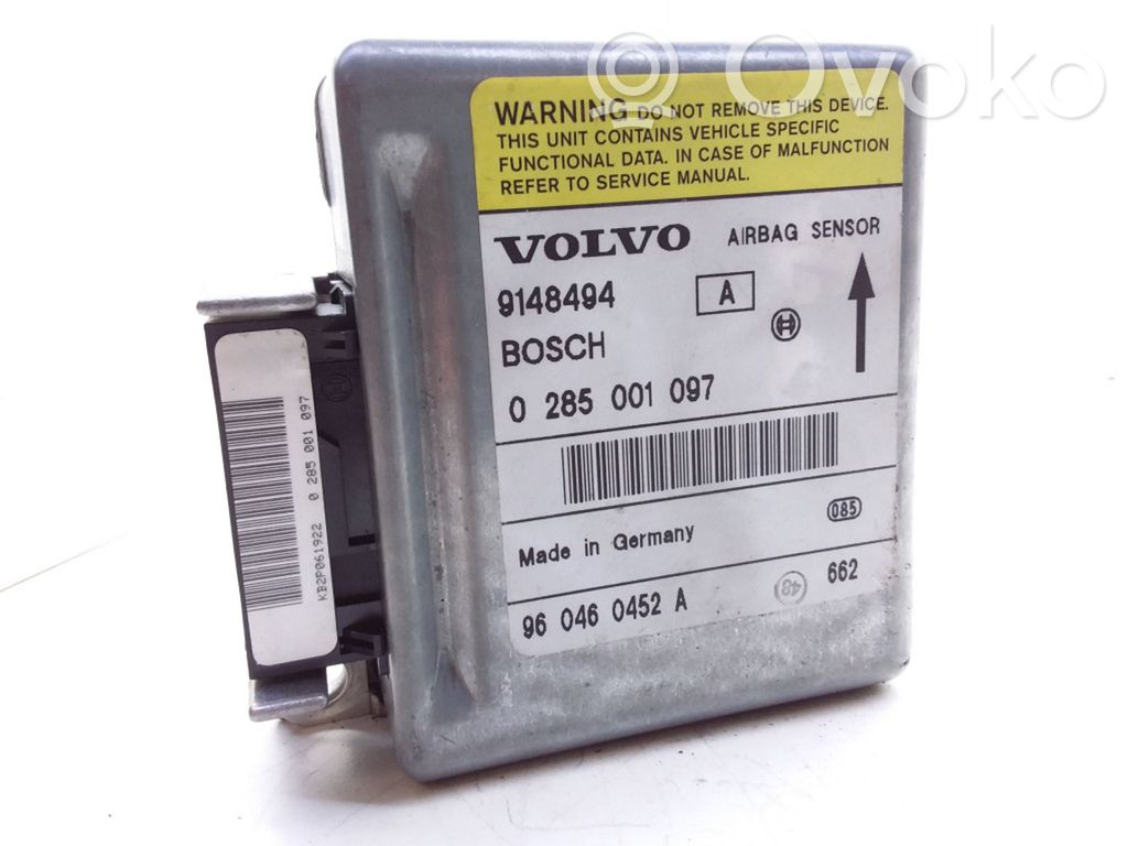 Volvo 850 Airbag control unit/module 