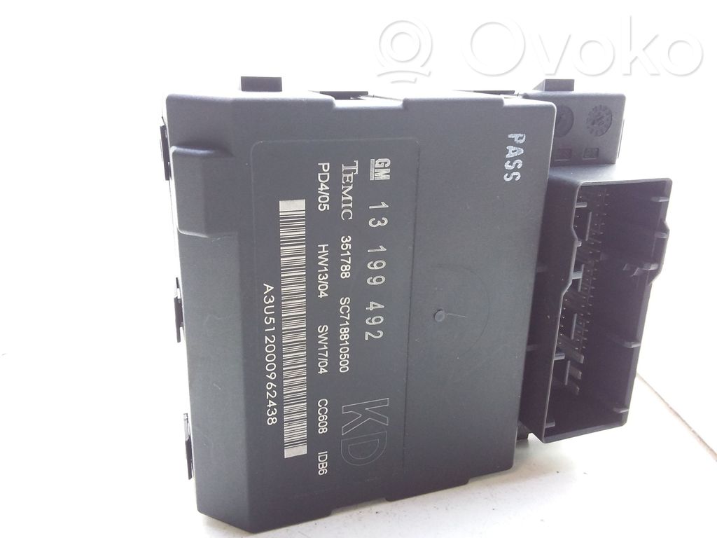 Opel Vectra C Unidad de control/módulo de carrocería central 