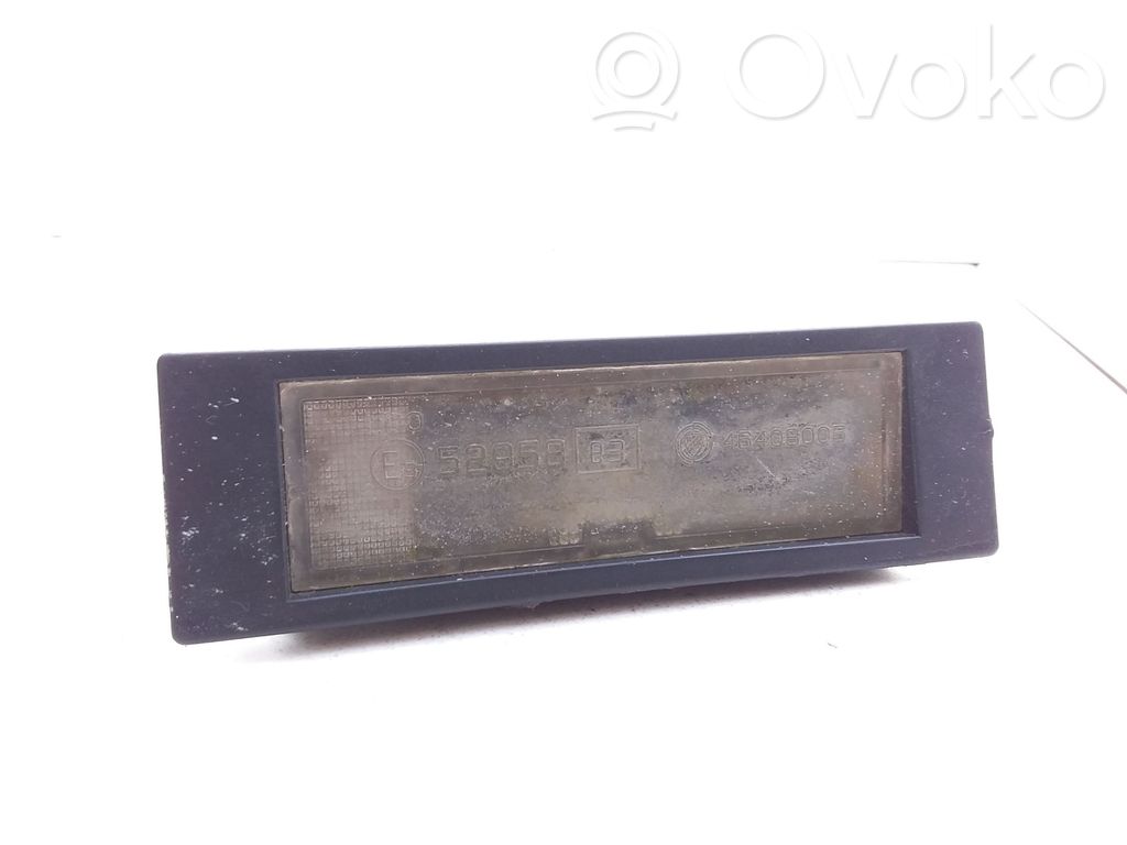 Alfa Romeo 156 Éclairage de plaque d'immatriculation 