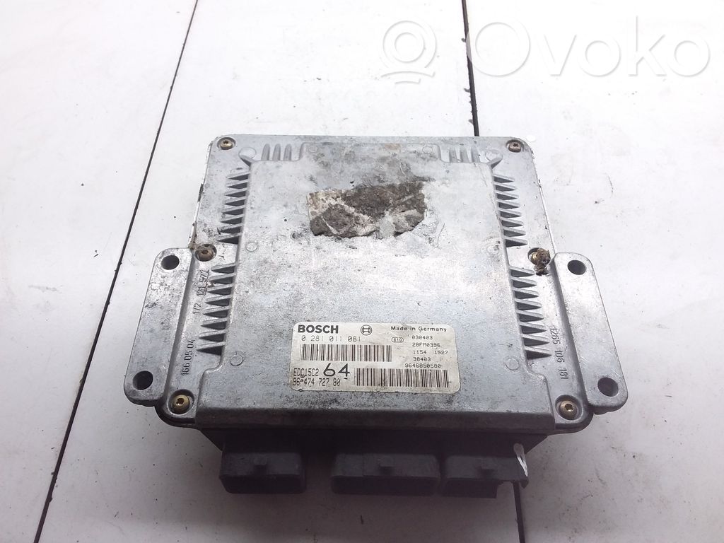 Peugeot 307 Engine control unit/module 