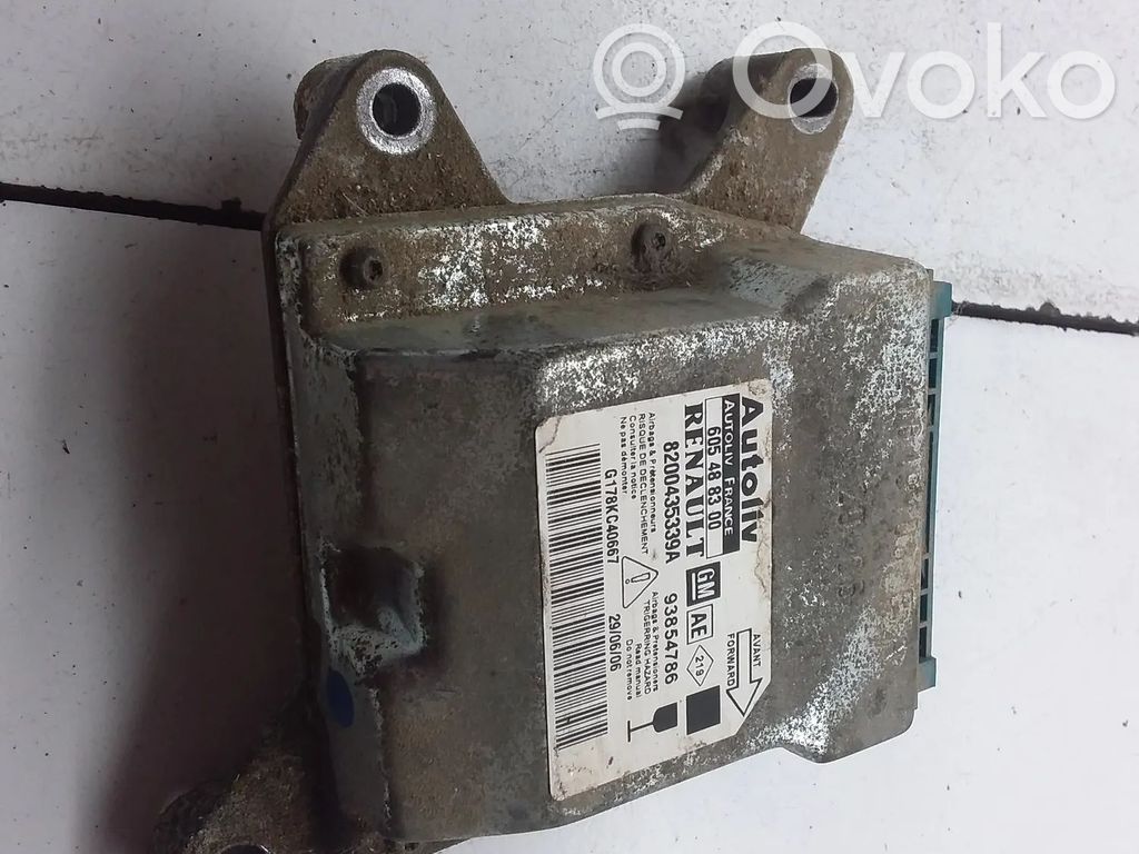 Opel Vivaro Airbag control unit/module 