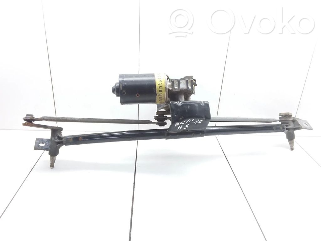 Audi 80 90 B3 Mechanizm i silniczek wycieraczek szyby przedniej / czołowej 