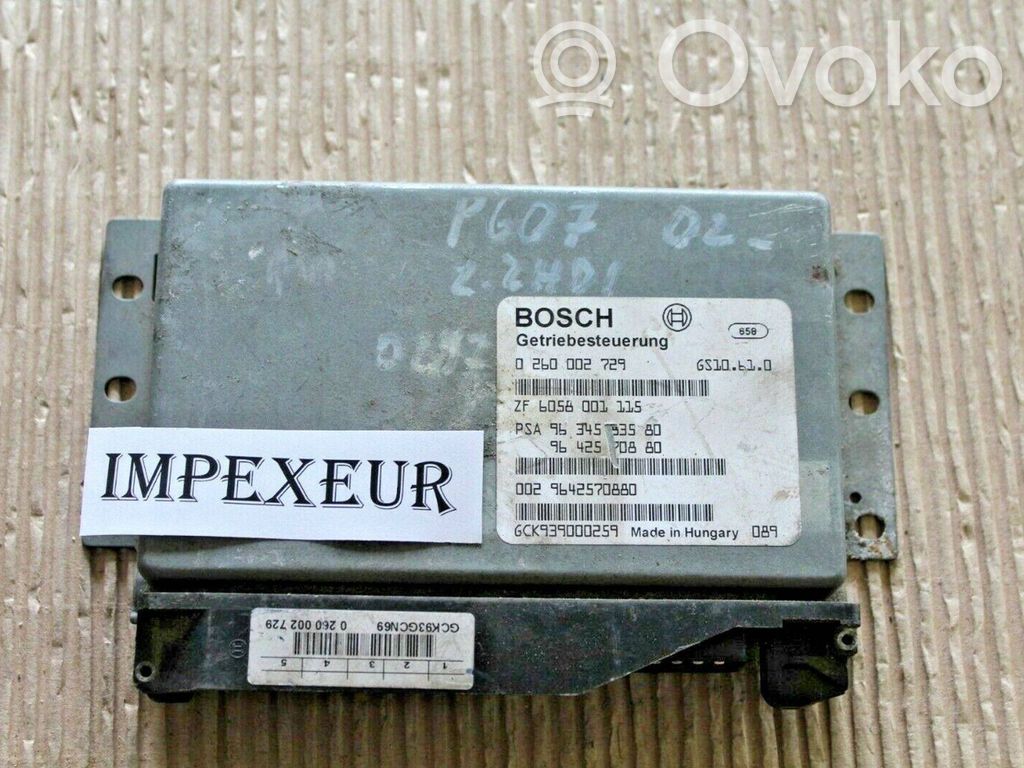 Peugeot 607 Gearbox control unit/module 