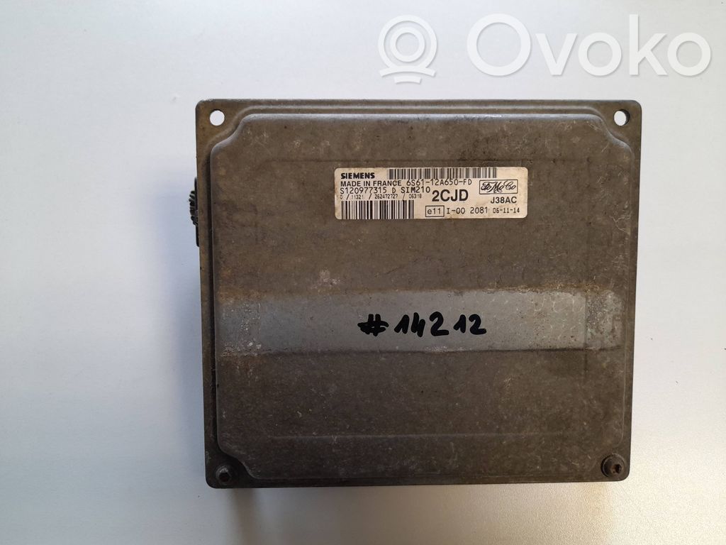 Engine control unit/module   6S6112A650FD,S120977315D,6S6112A650FD,S120977315D