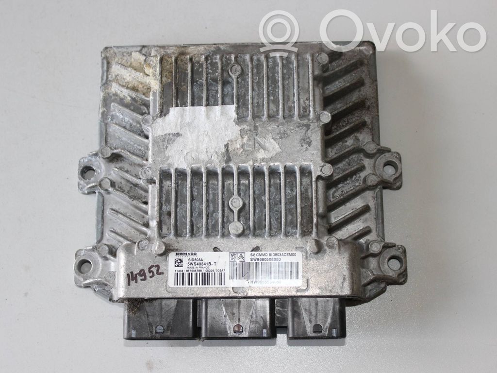 Citroen C4 I Dzinēja vadības bloks 