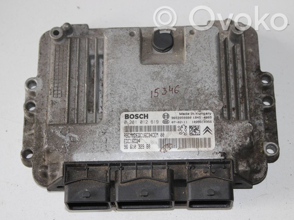 Peugeot Partner Engine control unit/module 