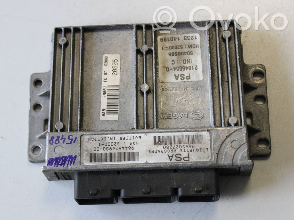 Engine control unit/module   9644674980,50409S05,9645027280,21646654