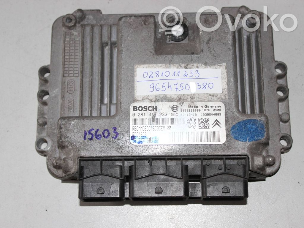Peugeot 207 Engine control unit/module 