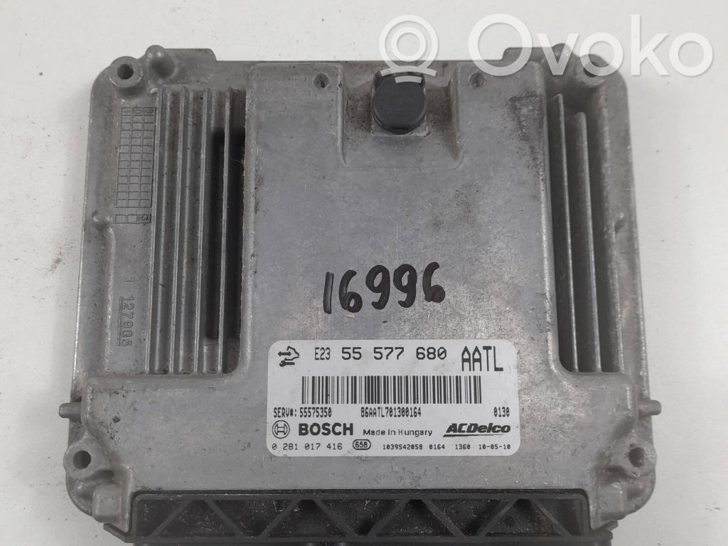 Opel Astra J Engine control unit/module 