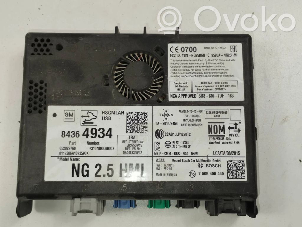 Buick Encore I Unité / module navigation GPS 