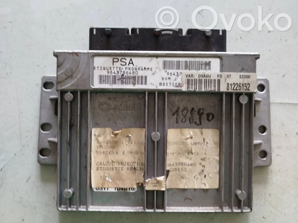 Peugeot 406 Engine control unit/module 